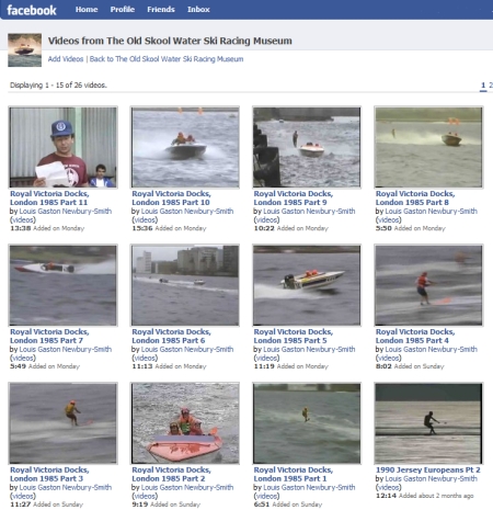 The Old Skool Water Ski Racing Museum