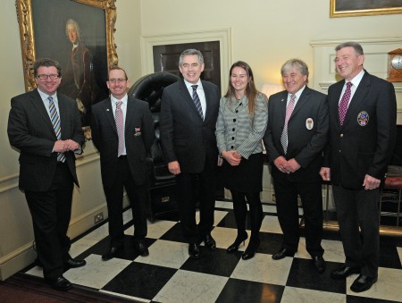 Kim Lumley-Manchett meeting with Gordon Brown
