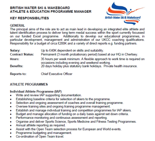 programme manager